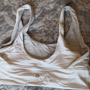 Lululemon size 8 reversible White Sports Bra